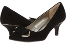 Black Suede Anne Klein AKFairlee for Women (Size 9.5)