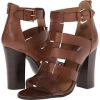 Cognac Leather Steve Madden Queen for Women (Size 9)